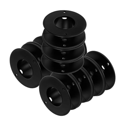 JECOMPRIS 20 Stück Rollenspule Fadenspule Spulenhalter, Fadenhalter Zahnseidespulen Aus Kunststoff Spule Aus Holzdraht Farbbandspulenhalter Garnspulen Spule Black Plastik JECOMPRIS 20 Stück Rollenspule Fadenspule Spulenhalter, Fadenhalter Zahnseidespulen Aus Kunststoff Spule Aus Holzdraht Farbbandspulenhalter Garnspulen Spule Black Plastik von JECOMPRIS