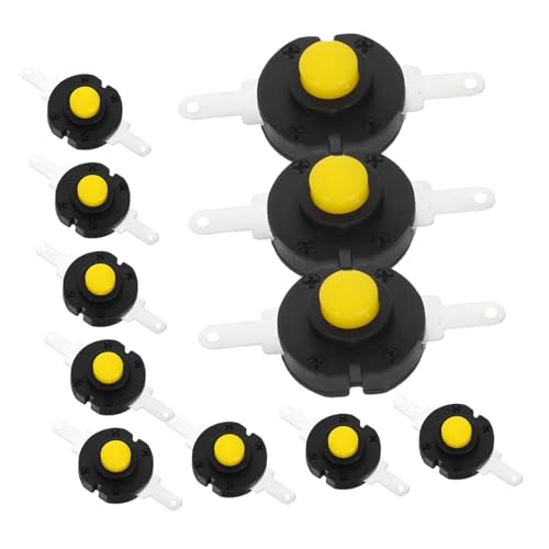JECOMPRIS 20 Stück Selbstsperrender Mikroschalter: Verriegelnder Minischalter – Gerader Stift, Druckknöpfe Für Taschenlampen Für Lichtsteckdosen, DIY JECOMPRIS 20 Stück Selbstsperrender Mikroschalter: Verriegelnder Minischalter – Gerader Stift, Druckknöpfe Für Taschenlampen Für Lichtsteckdosen, DIY von JECOMPRIS