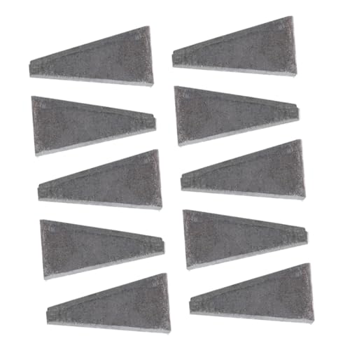 JECOMPRIS 20 Stück Werkzeugverstärkung Sicherheits-Rundgriffkeile Hammergriffe Stahlzubehör verstärken schnitzen Metallkeil Stahl mit hohem Kohlenstoffgehalt Grey JECOMPRIS 20 Stück Werkzeugverstärkung Sicherheits-Rundgriffkeile Hammergriffe Stahlzubehör verstärken schnitzen Metallkeil Stahl mit hohem Kohlenstoffgehalt Grey von JECOMPRIS