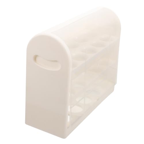 JECOMPRIS 3st Eierkarton Eierschale Kühlschrank-ei Eierhalter Teuflisches Eierfach Ei-organizer-behälter Desktop-schublade Kunststoffpalette Tischspender Mehrschichtig Plastik Schärfer von JECOMPRIS