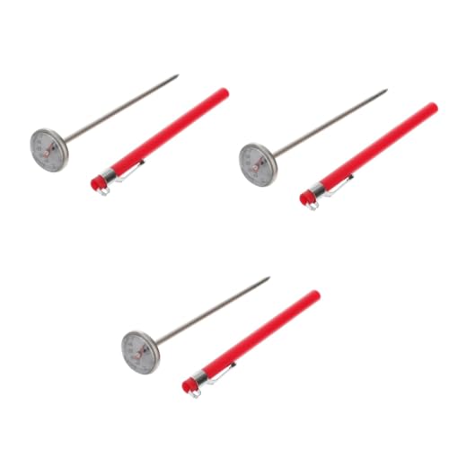 JECOMPRIS 3st Thermometer Für Klimaanlage Thermometer Für Auto Klimathermometer Auto Autothermometer Klimaanlagen-thermometer R134a Wagen Rot von JECOMPRIS