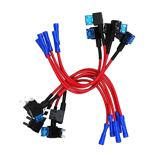 JECOMPRIS 6 Stück Sicherungseinsatz Autostecker Sicherung Standardsicherung Rot JECOMPRIS 6 Stück Sicherungseinsatz Autostecker Sicherung Standardsicherung Rot von JECOMPRIS