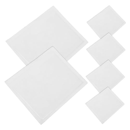 JECOMPRIS 6st Verpackungsetikettenbeutel Klebetaschen Selbstklebender Kartenhalter Selbstklebende Taschen Durchsichtige Klebetasche Visitenkartenhüllen Klebrige Tasche Weiß Plastik von JECOMPRIS