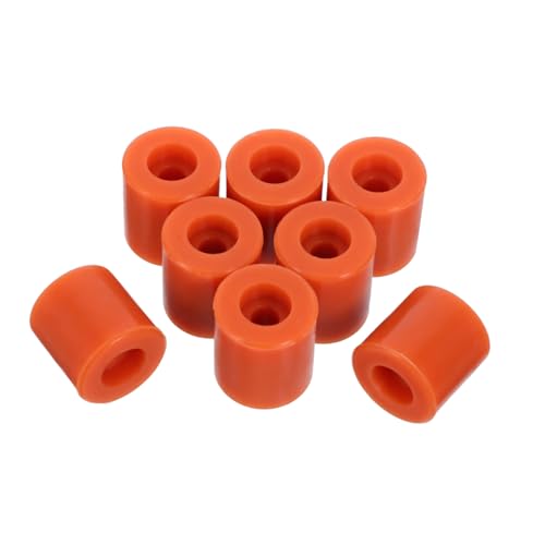 JECOMPRIS 8 Stück Drucker-Kieselgelsäule Nivelliersäule aus Silikon Abstandshalter aus Silikon Silikonhalterungen Orange von JECOMPRIS