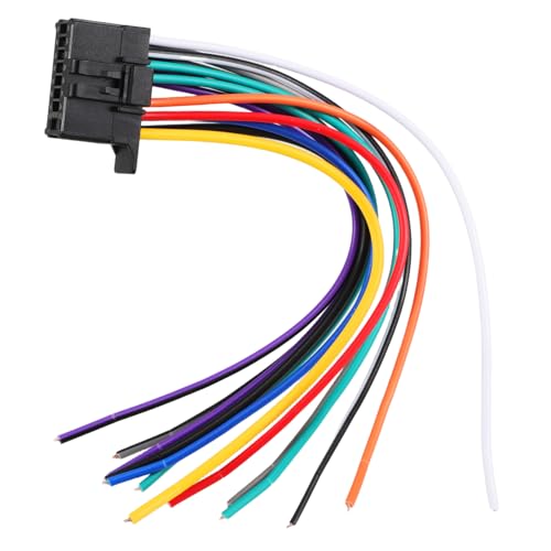 JECOMPRIS Audio-Netzkabel Kabelstecker Auto Audio Kabelbaum Auto-Stereo-Kabelbaum Radiokabelbaum-Adapter Austausch des Kabelbaumsteckers Kabelbaumsatz für Autoradio Metall JECOMPRIS Audio-Netzkabel Kabelstecker Auto Audio Kabelbaum Auto-Stereo-Kabelbaum Radiokabelbaum-Adapter Austausch des Kabelbaumsteckers Kabelbaumsatz für Autoradio Metall von JECOMPRIS
