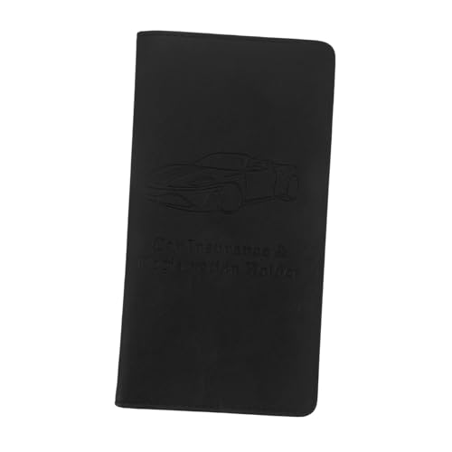 JECOMPRIS Führerschein PVC -Lederetasche Führerschein- und Zulassungsinhaber für ein Auto Fahrzeugpapierhalter Autotaschen-Organizer Autozubehör Innenraum Pu Black JECOMPRIS Führerschein PVC -Lederetasche Führerschein- und Zulassungsinhaber für ein Auto Fahrzeugpapierhalter Autotaschen-Organizer Autozubehör Innenraum Pu Black von JECOMPRIS