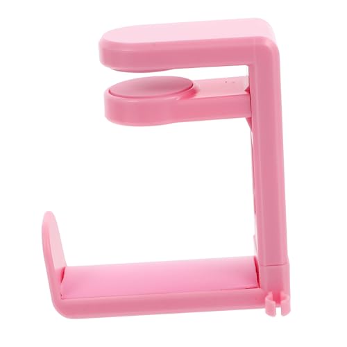 JECOMPRIS Kopfhörerständer Aufhänger für Headset-Halter Headset-Rack Headset-Display-Ständer Ständer für Gaming-Kopfhörer Desktop-Kopfhörerhalterung Plastik Rosa von JECOMPRIS