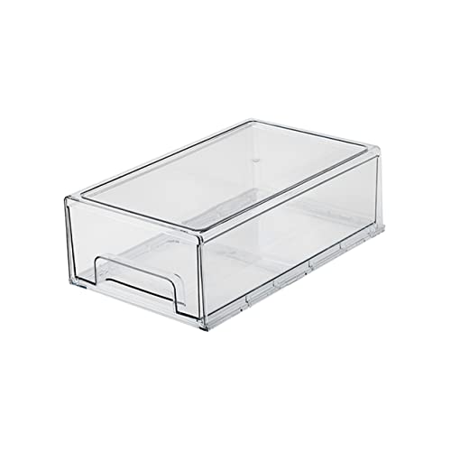 JECOMPRIS Kühlschrank Aufbewahrungsbox Durchsichtiger Plastikbehälter Schubladen Aus Kunststoff Brotbehälter Aus Kunststoff Schubladenbox Lebensmittelqualität Das Haustier von JECOMPRIS