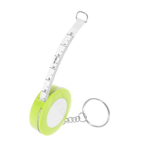 JECOMPRIS Maßband für den Schlüsselanhänger einziehbares Maßband Mini-Maßband Keychain -Messband Nettes Bandmaß Körpermaßband Maßband für Körpermaße Nähzubehör Abs Green JECOMPRIS Maßband für den Schlüsselanhänger einziehbares Maßband Mini-Maßband Keychain -Messband Nettes Bandmaß Körpermaßband Maßband für Körpermaße Nähzubehör Abs Green von JECOMPRIS