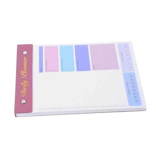 JECOMPRIS Notizbuch Notizblock zur Erinnerung täglicher Planungsblock Notepad abreißen täglicher notizplaner tägliches Aktionspad Notizblöcke für die Arbeit Papier von JECOMPRIS