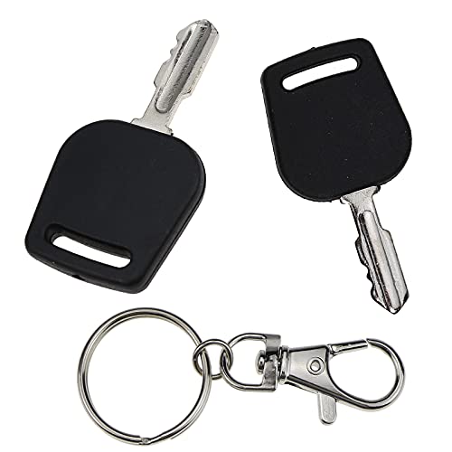 JEENDA Rasenmäher Zündschalter Schlüssel 532140403 48 340 01-S Kompatibel mit Husqvarna John Deere Sears Craftsman Cub Cadet AYP MTD Toro Ariens Gravely Kohler Murray Rasenmäher Traktor (2) von JEENDA