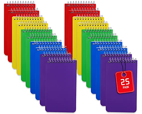 JEFFOUOO Spirale Notizblock,25 Stück Mini Notizbuch A7,Notizblock mit Spiralbindung,Bunt Liniert Notizblock Klein,Notizheft A7 Journal Tagebuch Schreibblock für Memos Reisen,75 Blatt,12.7 x 7.5 cm JEFFOUOO Spirale Notizblock,25 Stück Mini Notizbuch A7,Notizblock mit Spiralbindung,Bunt Liniert Notizblock Klein,Notizheft A7 Journal Tagebuch Schreibblock für Memos Reisen,75 Blatt,12.7 x 7.5 cm von JEFFOUOO