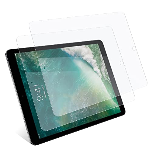 JEHOO 2 Stück Schutzfolie für iPad Pro 12,9 Zoll (2015 und 2017 Modell), 9H-Härte Glas Displayschutz Folie Einfache Installation von JEHOO
