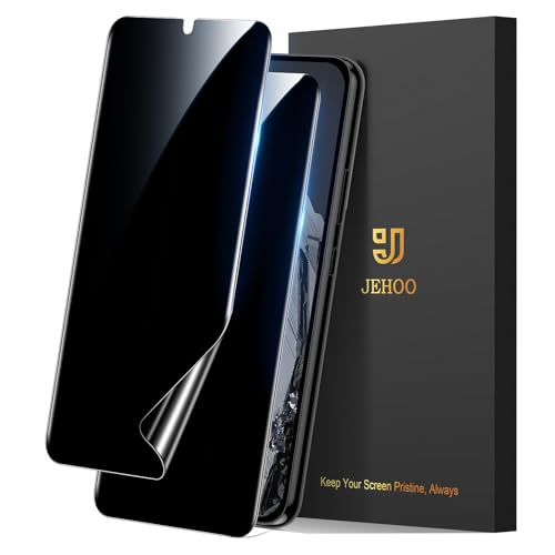 JEHOO 2 Stück Sichtschutz Schutzfolie für Google Pixel 8 Pro 5G 6,7 Zoll, Kompatibel Fingerabdruck-ID, Blasenfreie Weich TPU Privacy Displayschutzfolie, 3D-Gewölbte, Anti-Kratzen 3 JEHOO 2 Stück Sichtschutz Schutzfolie für Google Pixel 8 Pro 5G 6,7 Zoll, Kompatibel Fingerabdruck-ID, Blasenfreie Weich TPU Privacy Displayschutzfolie, 3D-Gewölbte, Anti-Kratzen 3 von JEHOO