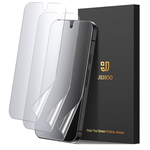 JEHOO 3 Stück Matt Schutzfolie für Google Pixel 9 Pro XL, Blendschutz, Fingerabdruck-ID Unterstützen, Anti-Fingerabdruck, Blasenfreie Screen Protector, Weiche TPU Matte Schutzfolie JEHOO 3 Stück Matt Schutzfolie für Google Pixel 9 Pro XL, Blendschutz, Fingerabdruck-ID Unterstützen, Anti-Fingerabdruck, Blasenfreie Screen Protector, Weiche TPU Matte Schutzfolie von JEHOO