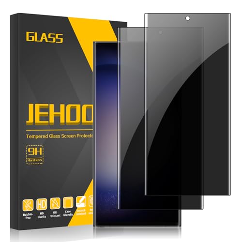 JEHOO Panzerglas Sichtschutz für Samsung Galaxy S23 Ultra, 2 Stück Displayschutzfolie Blasenfreie Vollständige Abdeckung 9H Anti-Kratzen,Unterstützt keine Fingerabdruckerkennung Sichtschutz JEHOO Panzerglas Sichtschutz für Samsung Galaxy S23 Ultra, 2 Stück Displayschutzfolie Blasenfreie Vollständige Abdeckung 9H Anti-Kratzen,Unterstützt keine Fingerabdruckerkennung Sichtschutz von JEHOO