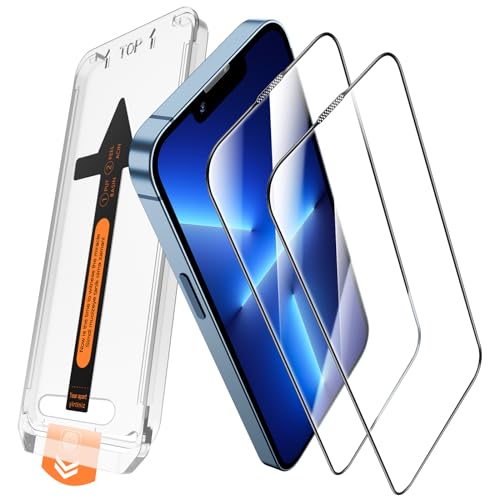 JEHOO für iPhone 13 Pro Max/14 Plus Schutzfolie, [Automatische Installation] [Full Schutz] [Kein Staub Keine Blasen] Panzer Schutz Glas Displayschutzfolie für iPhone 13 Pro Max/14 Plus Folie von JEHOO