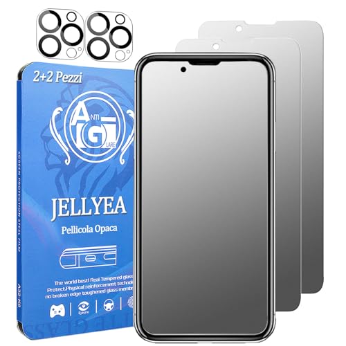 JELLYEA 2+2 Stück matte Displayschutzfolie für iPhone 12 gehärtetes Glas matt mit Kameraschutzfolie Antireflex und Anti-Fingerabdruck Displayschutzfolie 9H matt Schutzfolie für Apple 12,6.1" JELLYEA 2+2 Stück matte Displayschutzfolie für iPhone 12 gehärtetes Glas matt mit Kameraschutzfolie Antireflex und Anti-Fingerabdruck Displayschutzfolie 9H matt Schutzfolie für Apple 12,6.1" von JELLYEA