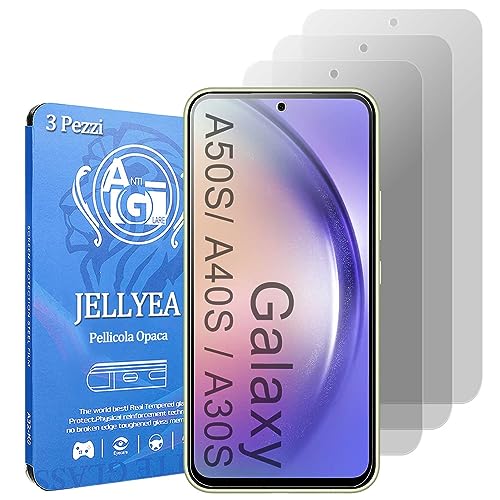 JELLYEA 3 Stück Matt Schutzfolie für Samsung Galaxy A50S / A40S / A30S Anti-Fingerabdrück Anti-Reflex Anti-Kratzer Displayschutz 9H Gehärtetes Glas für Galaxy A30s/A40s/A50s,6.4" JELLYEA 3 Stück Matt Schutzfolie für Samsung Galaxy A50S / A40S / A30S Anti-Fingerabdrück Anti-Reflex Anti-Kratzer Displayschutz 9H Gehärtetes Glas für Galaxy A30s/A40s/A50s,6.4" von JELLYEA