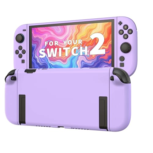 JEMDO Protective Case Compatible with Switch 2025, Dockable TPU Cover Accessories for Switch Console and Grip Joy-Con, Lila JEMDO Protective Case Compatible with Switch 2025, Dockable TPU Cover Accessories for Switch Console and Grip Joy-Con, Lila von JEMDO