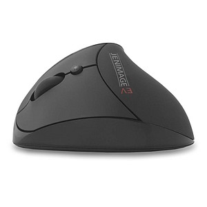 JENIMAGE Vertical Mouse USB Maus ergonomisch kabelgebunden schwarz von JENIMAGE