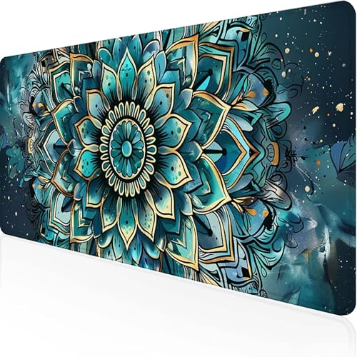 Mauspad Blume Mousepad XXL 1200 x 600 x 3mm Schwarz Gaming Mauspad with Stitched Edges Wasserdicht rutschfest Maus Pad für Bürozubehör Laptop Verbessert Präzision und Geschwindigkei, Geschenke O-L Mauspad Blume Mousepad XXL 1200 x 600 x 3mm Schwarz Gaming Mauspad with Stitched Edges Wasserdicht rutschfest Maus Pad für Bürozubehör Laptop Verbessert Präzision und Geschwindigkei, Geschenke O-L von JEPGFOU