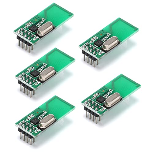 JESSINIE 5 Stück XL24LD01 NRF24L01+ Kabelloses Modul 2,4 G kabelloses Kommunikationsmodul 2,54 mm Schnittstelle 2,4 G Strommodul von JESSINIE