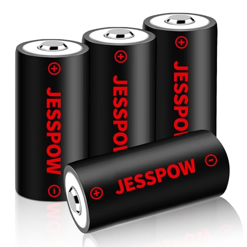 CR123A Lithium Batterie, 3,7V Akku Wiederaufladbare für Taschenlampen Kameras Mikrofon Warnsystem, cr 123a Lithium batterien – 4 Stück CR123A Lithium Batterie, 3,7V Akku Wiederaufladbare für Taschenlampen Kameras Mikrofon Warnsystem, cr 123a Lithium batterien – 4 Stück von JESSPOW