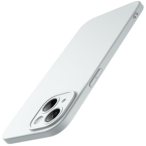JETech Dünn Hülle für iPhone 15 6,1 Zoll mit Kameraschutz Eingebaut Schutzhülle, Ultra Slim Leicht Matt Finish Minimalistische Handyhülle (Blau) von JETech