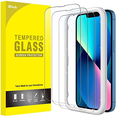 JETech Schutzfolie für iPhone 16e 2025, iPhone 13/13 Pro 6,1 Zoll, Gehärtetes Glas mit Einfaches Installationswerkzeug, Hat Keinen Einfluss auf die Hülle, Panzer HD Klar, 3 Stück JETech Schutzfolie für iPhone 16e 2025, iPhone 13/13 Pro 6,1 Zoll, Gehärtetes Glas mit Einfaches Installationswerkzeug, Hat Keinen Einfluss auf die Hülle, Panzer HD Klar, 3 Stück von JETech