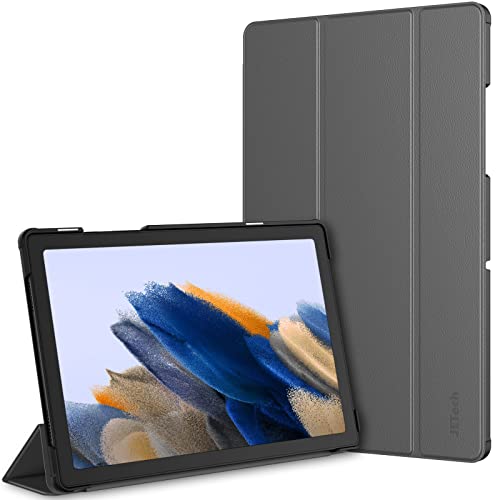 JETech Hülle Kompatibel mit Samsung Galaxy Tab A8 10,5 Zoll 2021 (SM-X200/X205/X207), Dünne Leichte Stand Tablet Schutzhülle mit Auto Wachen/Schlafen (Dunkelgrau) von JETech