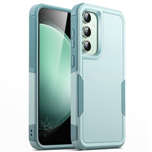 JETech Hülle für Samsung Galaxy S23 FE 6,4 Zoll, Schwerlast Dual Layer Schutz, Robuste Tough Stoßfest Handyhülle mit Matt Design (Minzgrün) von JETech