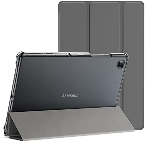 JETech Hülle für Samsung Galaxy Tab A7 10,4 Zoll 2020 (SM-T500/T505/T507), Nicht FÜR Tab A7 Lite, Schlank Transluzent Rückseite Trifold Folio Ständer Dünn Tablet Schutzhülle (Dunkelgrau) von JETech