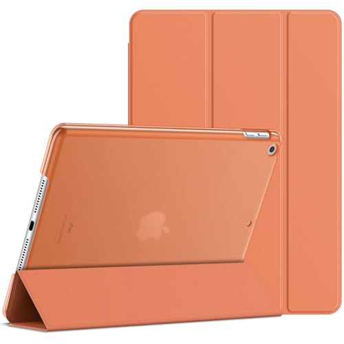 JETech Hülle für iPad 9 8 7 (10,2 Zoll, Modell 2021 2020 2019, 9. 8. 7. Generation), Auto Schlafen Wachen (Papaya) von JETech