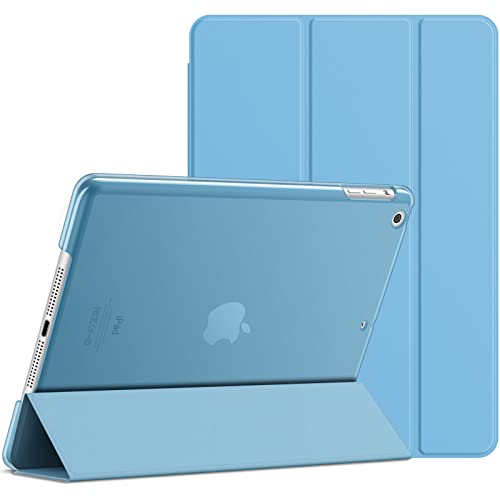 JETech Hülle für iPad Air (2013 Modell), Schutzhülle mit Ständer Funktion und Auto Schlaf/Wachen (Blau) von JETech