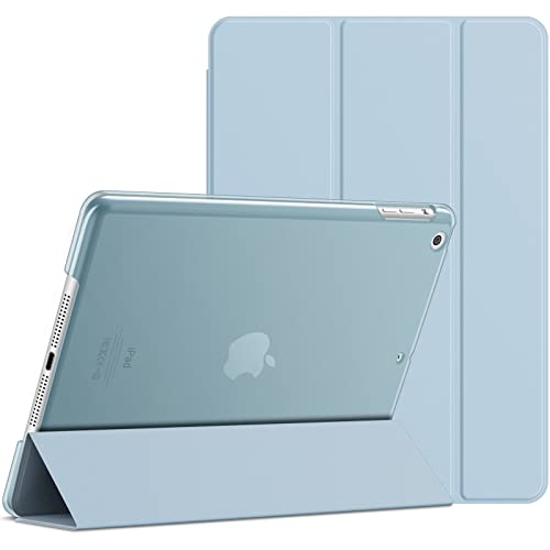 JETech Hülle für iPad Air (2013 Modell), Schutzhülle mit Ständer Funktion und Auto Schlaf/Wachen (Hellblau) von JETech