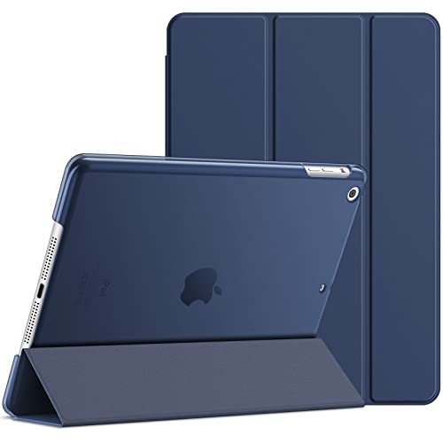 JETech Hülle für iPad Air (2013 Modell), Schutzhülle mit Ständer Funktion und Auto Schlaf/Wachen (Navy Blau) von JETech