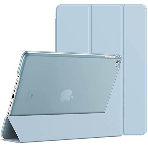 JETech Hülle für iPad Air 2, Schutzhülle mit Ständer Funktion und Auto Schlaf/Wachen (Hellblau) von JETech