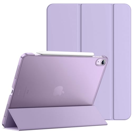 JETech Hülle für iPad Air 11 Zoll M3/M2 (2025/2024), iPad Air 5./4. Generation 2022/2020 10,9 Zoll, Abdeckung mit Auto Schlafen/Wachen (Helles Lila) von JETech