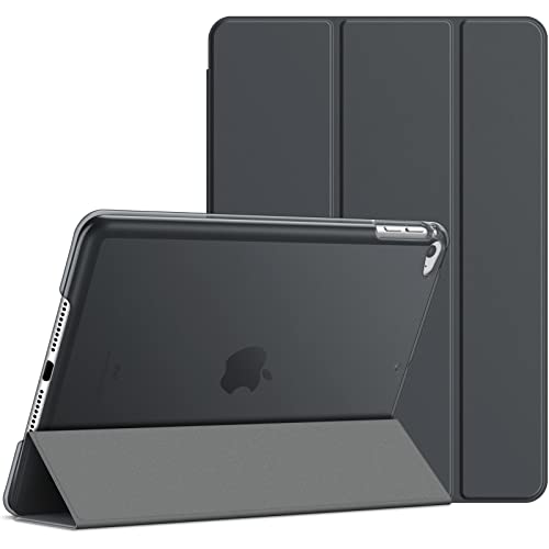 JETech Hülle für iPad mini 4, Schutzhülle mit Ständer Funktion und Auto Schlafen/Wachen (Dunkel Grau) von JETech