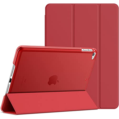 JETech Hülle für iPad Mini 4, Schutzhülle mit Ständer Funktion und Auto Schlafen/Wachen (Rot) von JETech