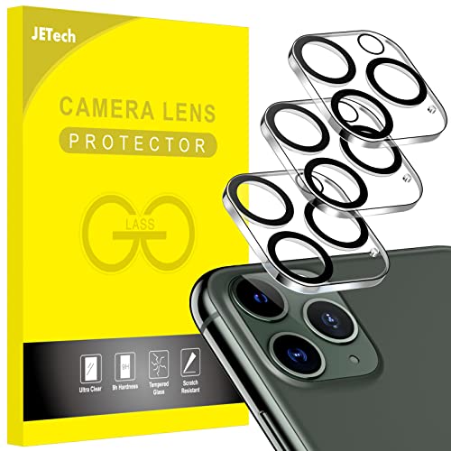 JETech Kameraschutz für iPhone 11 Pro 5,8 Zoll und iPhone 11 Pro Max 6,5 Zoll, 9H Gehärtetes Glas, Ultra HD Klar Kamera Schutzfolie, Anti-Kratzer, 3 Stück von JETech