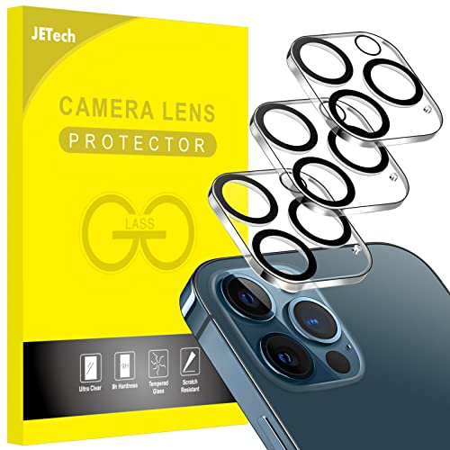 JETech Kameraschutz für iPhone 12 Pro Max 6,7 Zoll, 9H Gehärtetes Glas, Ultra HD Klar Kamera Schutzfolie, Anti-Kratzer, 3 Stück von JETech