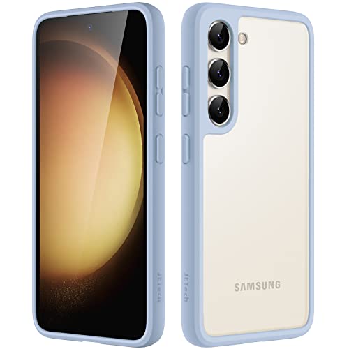 JETech Matt Hülle für Samsung Galaxy S23+ / S23 Plus 5G 6,6 Zoll, Mattierte Durchscheinende Handyhülle Rückseite Dünn Schutzhülle, Anti-Fingerabdruck (Himmelblau) von JETech