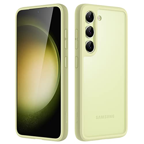 JETech Matt Hülle für Samsung Galaxy S23 5G 6,1 Zoll, Mattierte Durchscheinende Handyhülle Rückseite Dünn Schutzhülle, Anti-Fingerabdruck (Kalk) von JETech