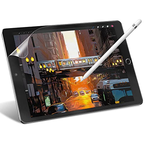 JETech Papier Schutzfolie für iPad (10,2 Zoll, Modell 2021/2020/2019, 9./8./7. Generation), Blendfreiem, Matt PET Displayschutz Folie zum Zeichnen von JETech