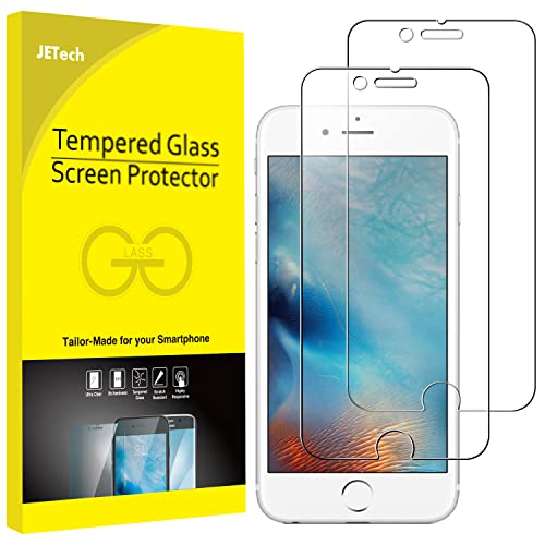 JETech Schutzfolie Kompatibel mit iPhone 6s Plus und iPhone 6 Plus, Gehärtetem Glas, 2 Stück von JETech