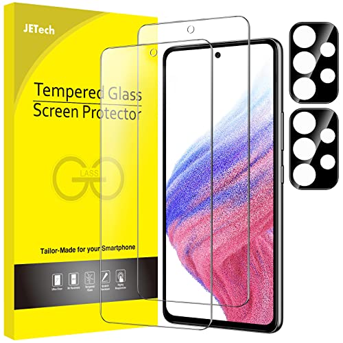 JETech Schutzfolie für Samsung Galaxy A53 5G, Panzer Schutz Glas Folie Displayschutz Kamera, HD Klar, 2 Stück Jeweils JETech Schutzfolie für Samsung Galaxy A53 5G, Panzer Schutz Glas Folie Displayschutz Kamera, HD Klar, 2 Stück Jeweils von JETech