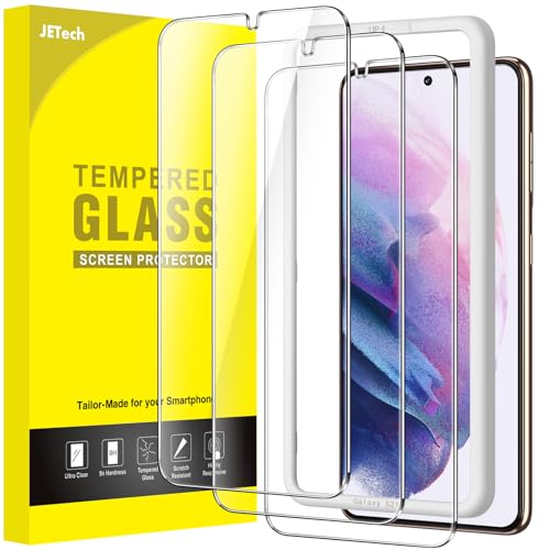 JETech Schutzfolie für Samsung Galaxy S21 5G 6,2 Zoll, Gehärtete Glas Displayschutz mit Einfachem Installationswerkzeug, Fingerabdruck ID Kompatibel, HD Klar, 3 Stück JETech Schutzfolie für Samsung Galaxy S21 5G 6,2 Zoll, Gehärtete Glas Displayschutz mit Einfachem Installationswerkzeug, Fingerabdruck ID Kompatibel, HD Klar, 3 Stück von JETech