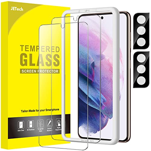 JETech Schutzfolie für Samsung Galaxy S21 6,2 Zoll mit Kameraschutz, Einfaches Installationswerkzeug, Panzer Schutz Glas Folie Displayschutz Kamera, HD Klar, 2 Stück Jeweils JETech Schutzfolie für Samsung Galaxy S21 6,2 Zoll mit Kameraschutz, Einfaches Installationswerkzeug, Panzer Schutz Glas Folie Displayschutz Kamera, HD Klar, 2 Stück Jeweils von JETech